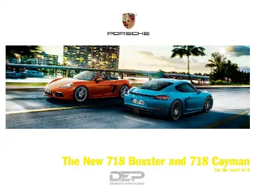 porsche 718 cayman owners manual