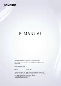 samsung qled tv owners manual