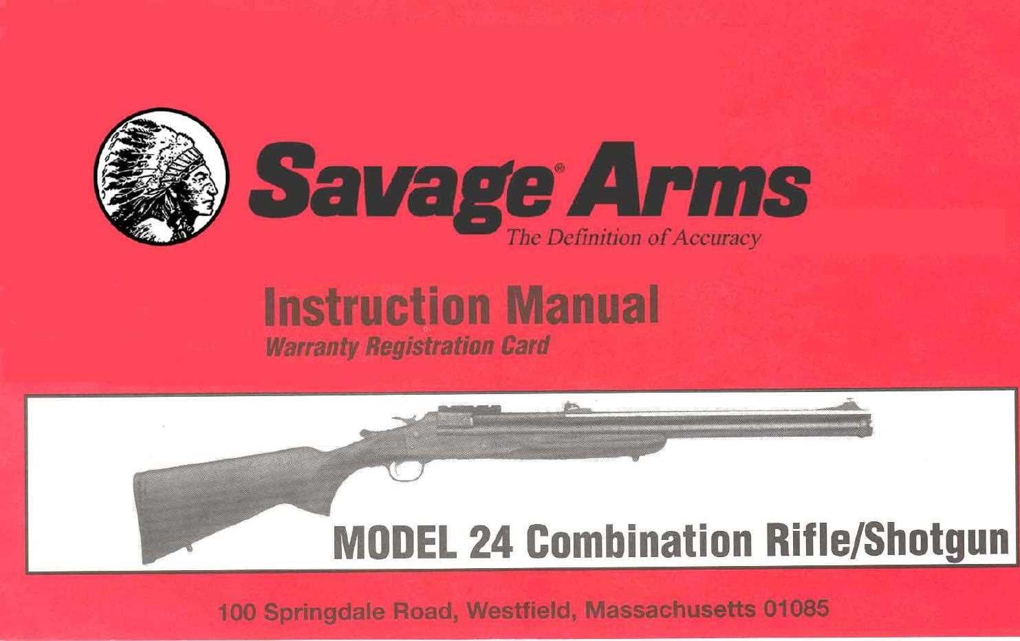 savage arms owners manual