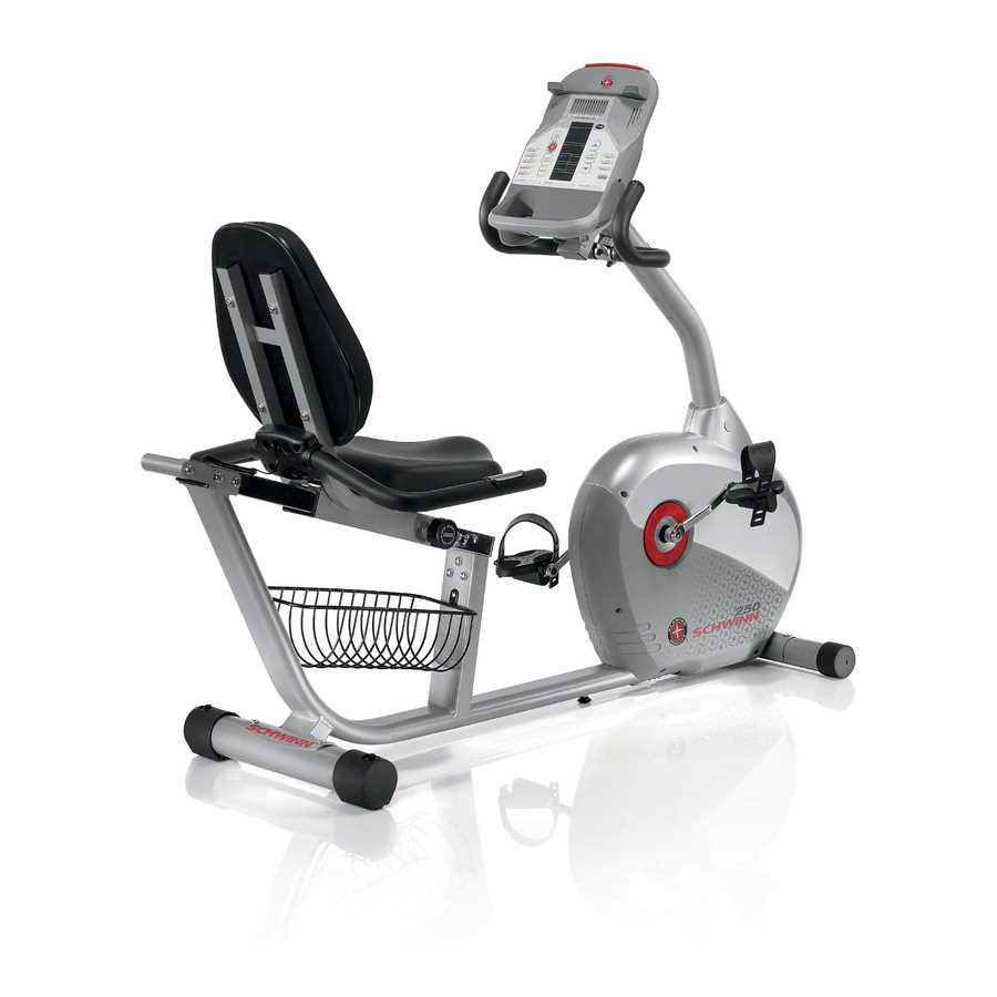 schwinn 270 recumbent bike owners manual