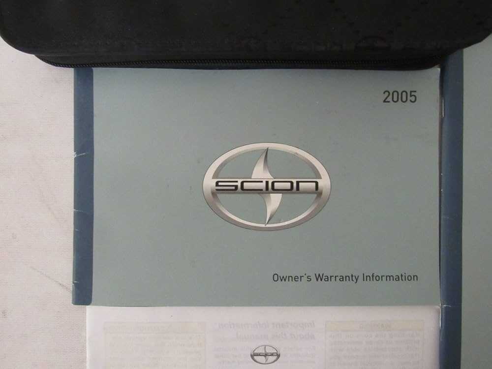 scion xa owners manual