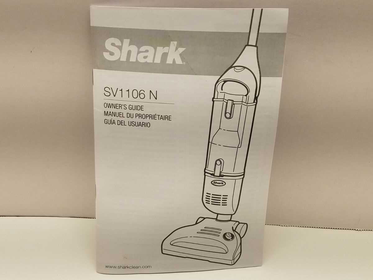 shark duoclean owners manual