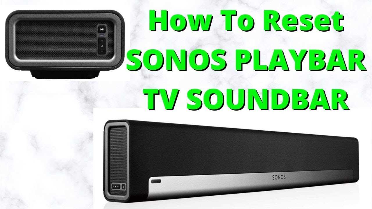 sonos playbar owners manual