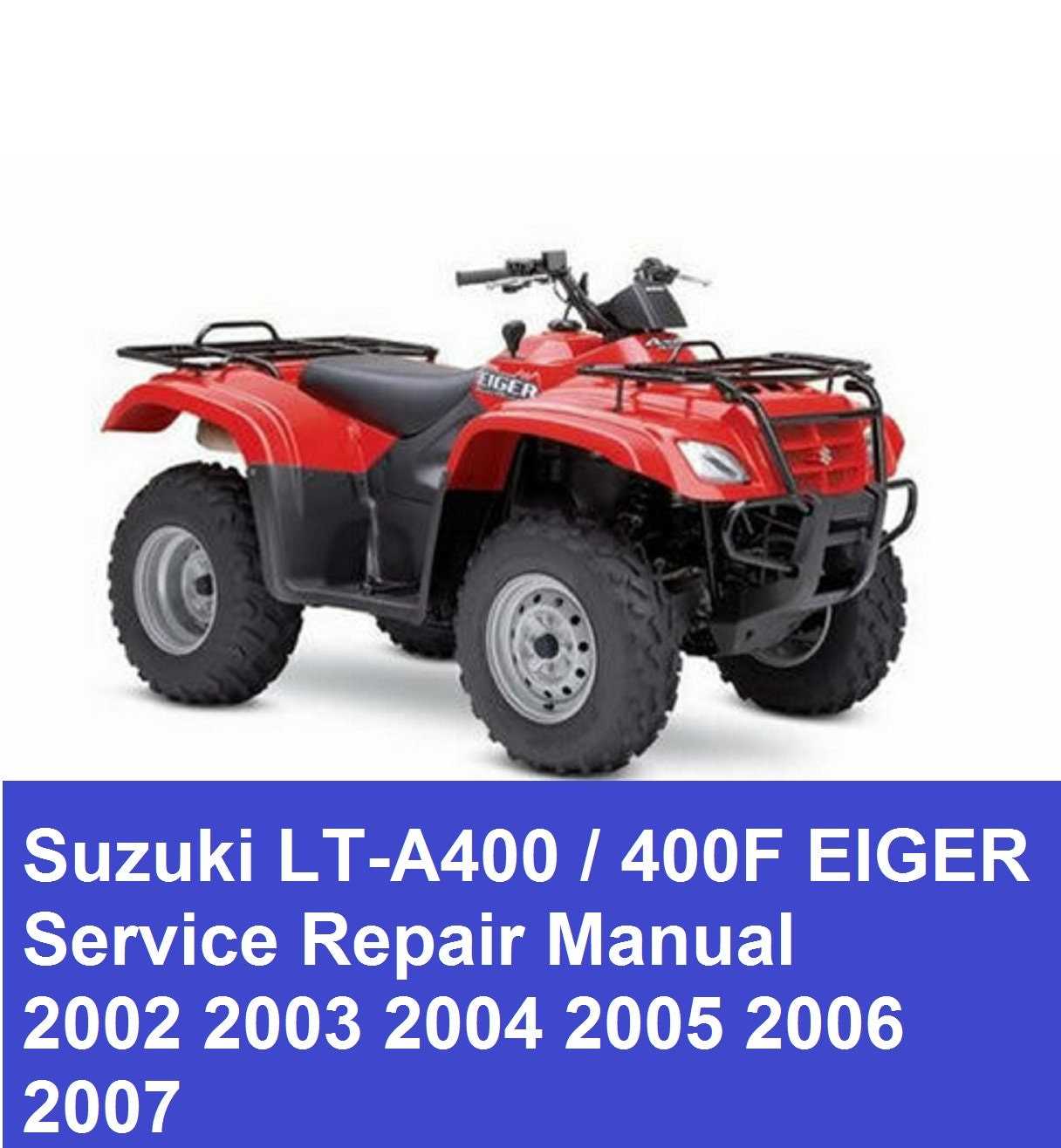 suzuki eiger owners manual