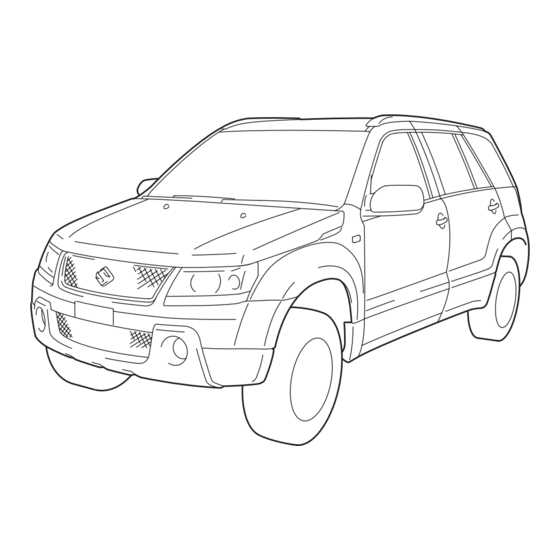 suzuki grand vitara 2007 owners manual