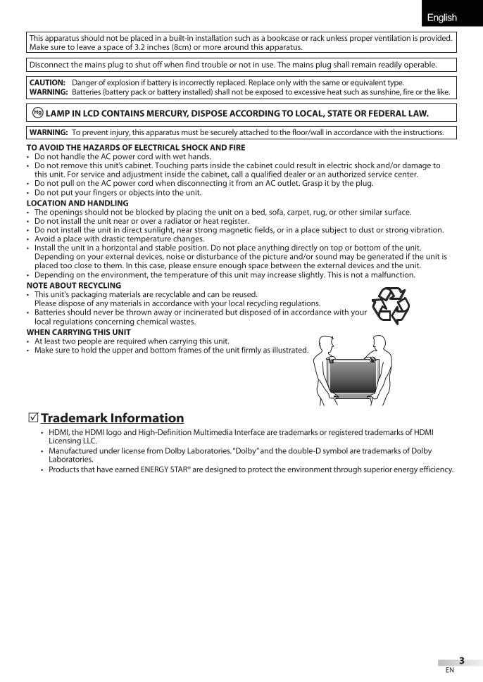 sylvania tv owners manual