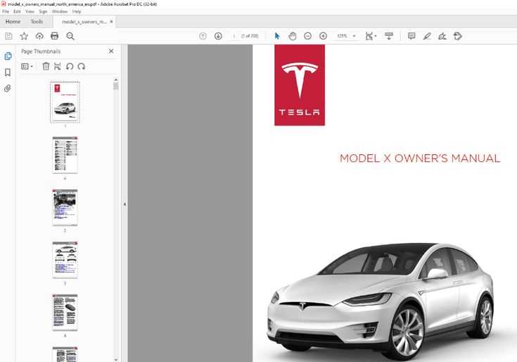 tesla model x owners manual