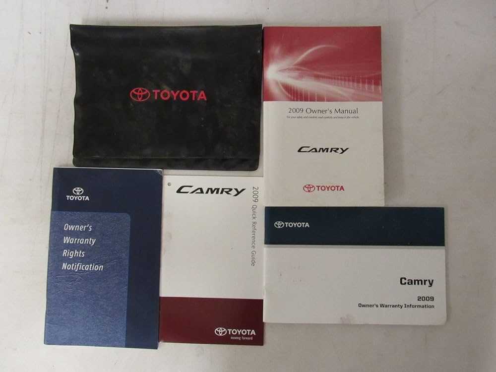 toyota camry 2009 owners manual