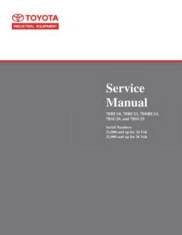 toyota forklift model 7fgcu25 owners manual