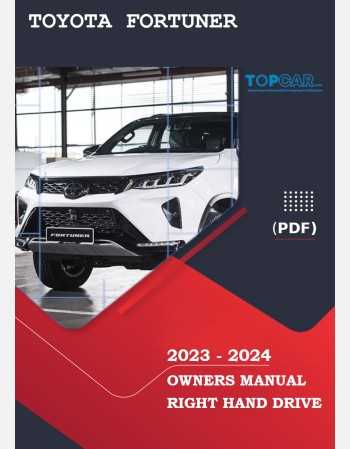 toyota fortuner owners manual