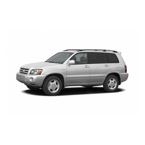 toyota highlander 2005 owners manual