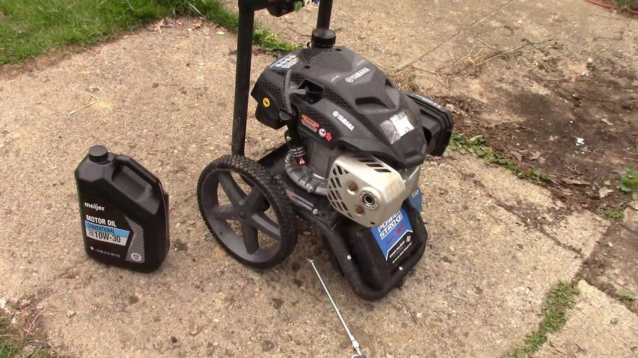 yamaha pressure washer owners manual