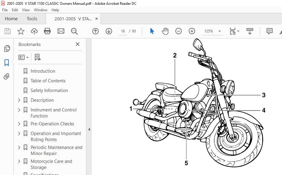 yamaha v star 1100 owners manual