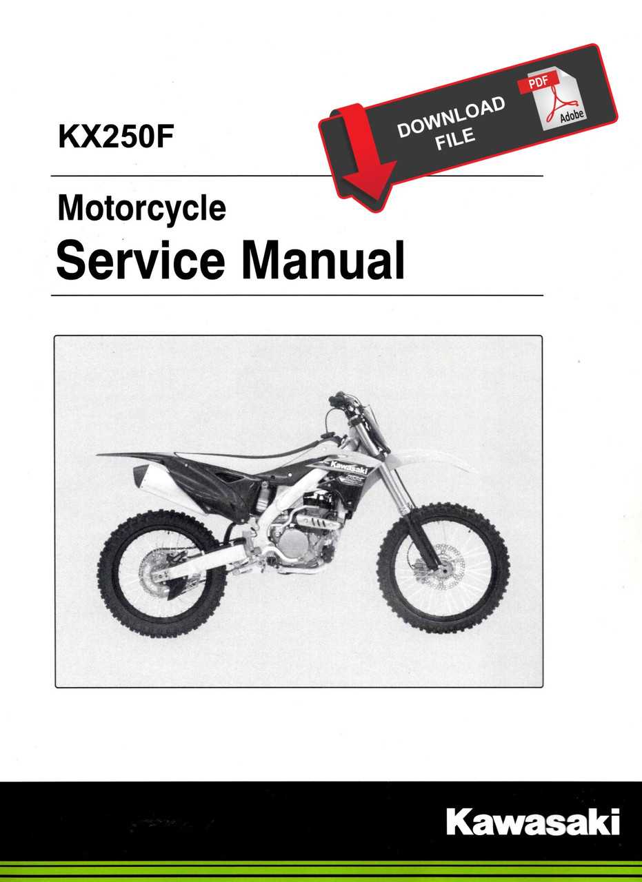 2009 kx250f owners manual