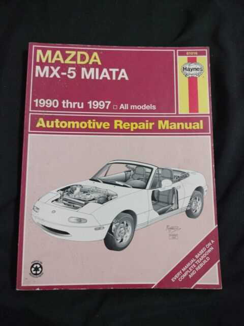 1996 miata owners manual