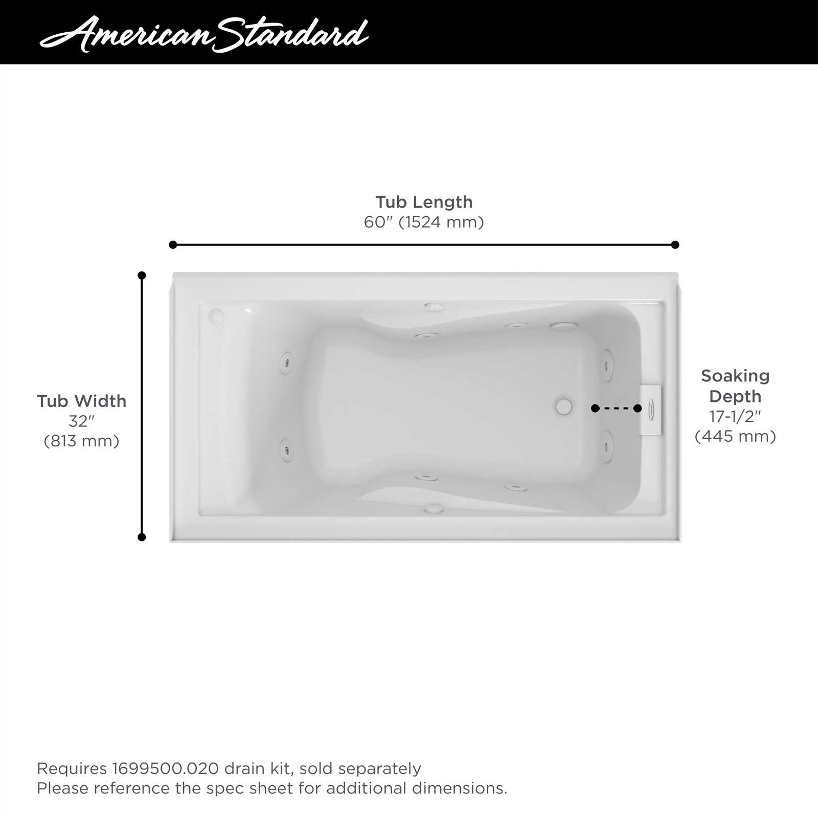 american standard whirlpool tub owners manual