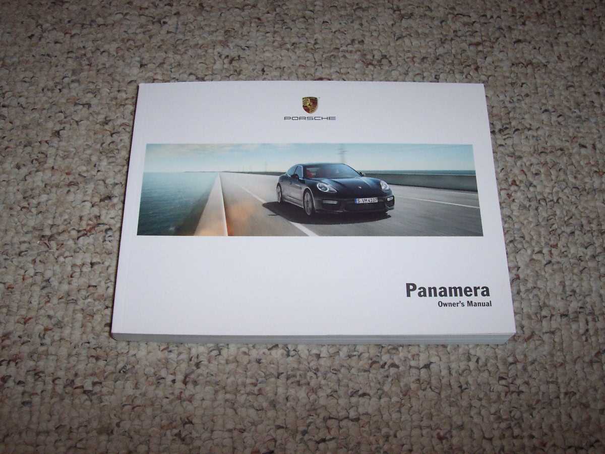 2014 porsche panamera owners manual