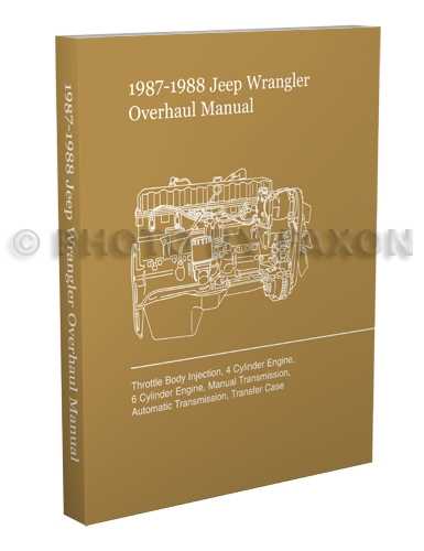 1987 jeep wrangler owners manual