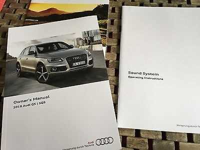 2016 audi q5 owners manual