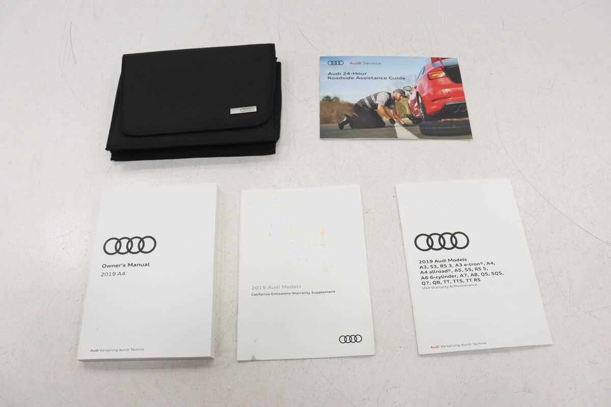 audi a4 2019 owners manual