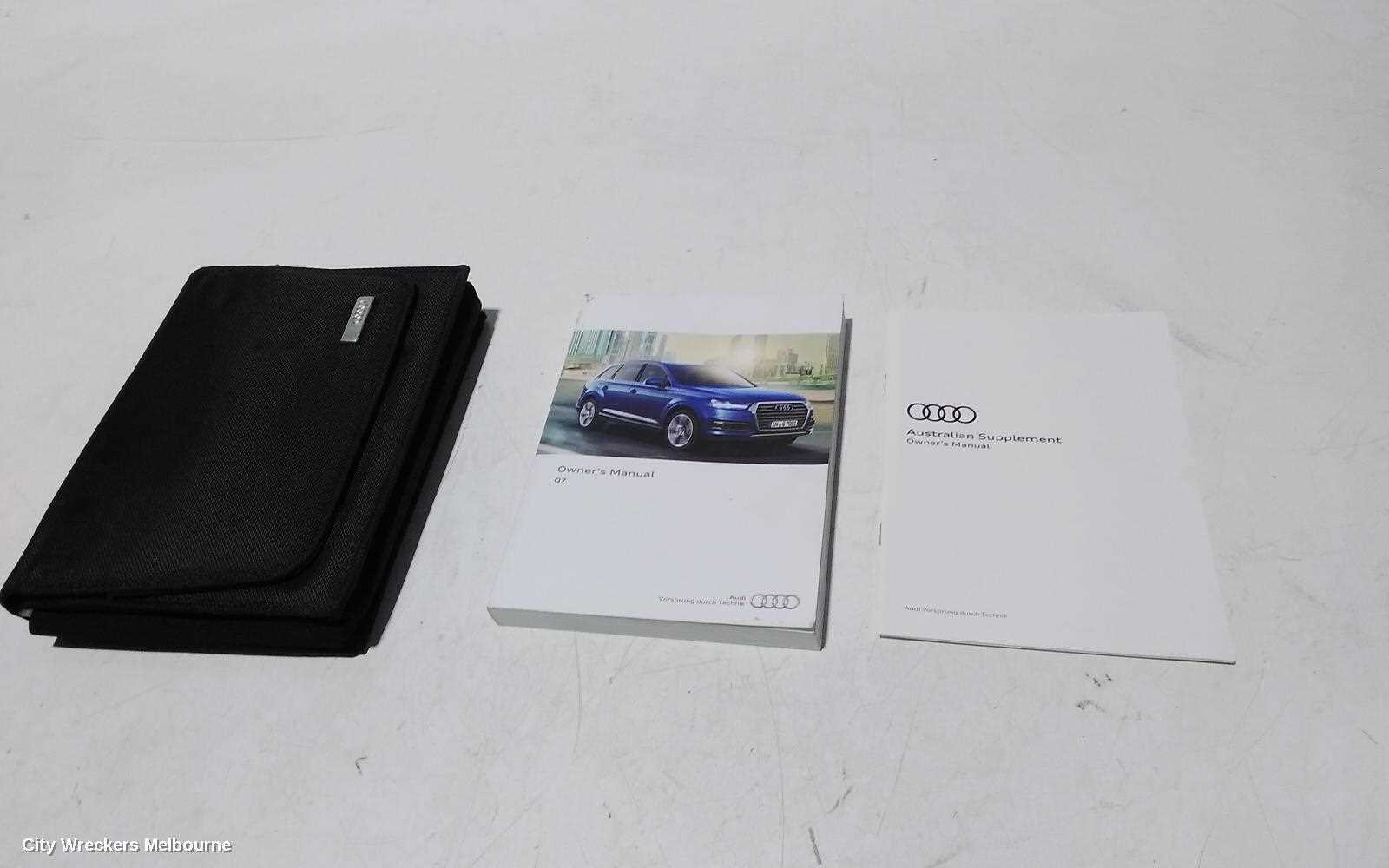 audi owners manual case