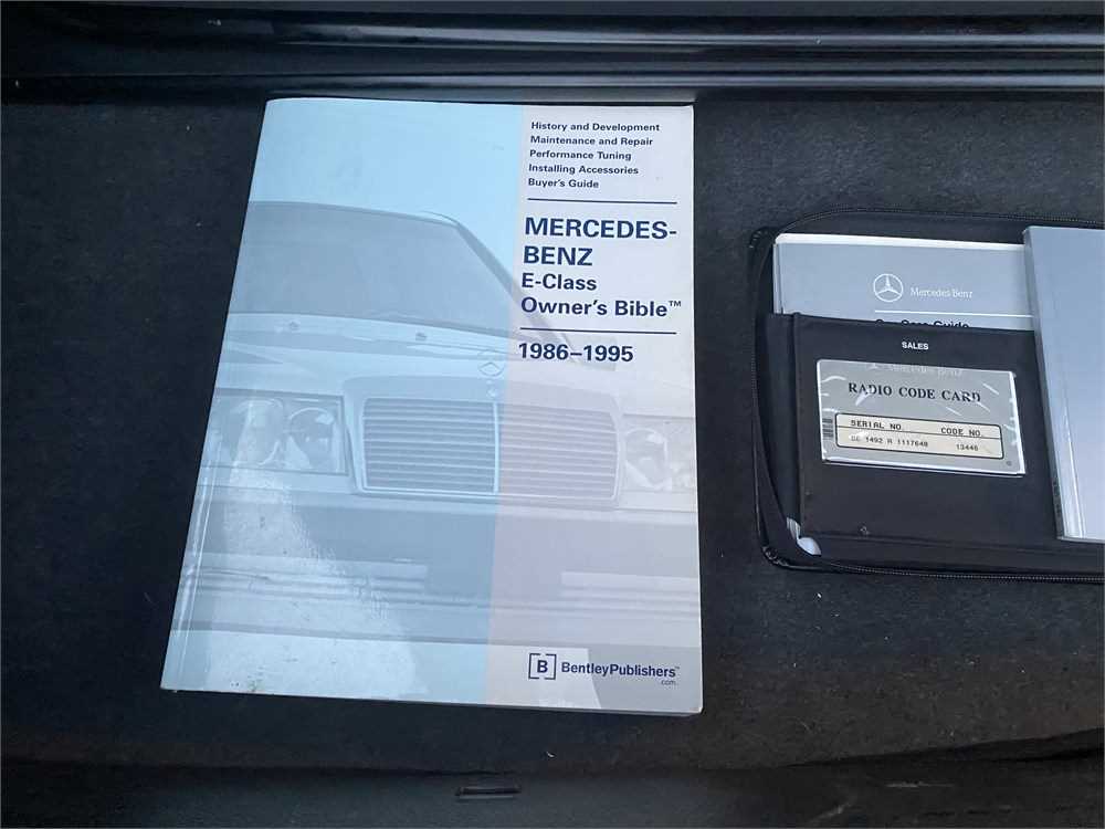 1995 mercedesbenz e320 owners manual