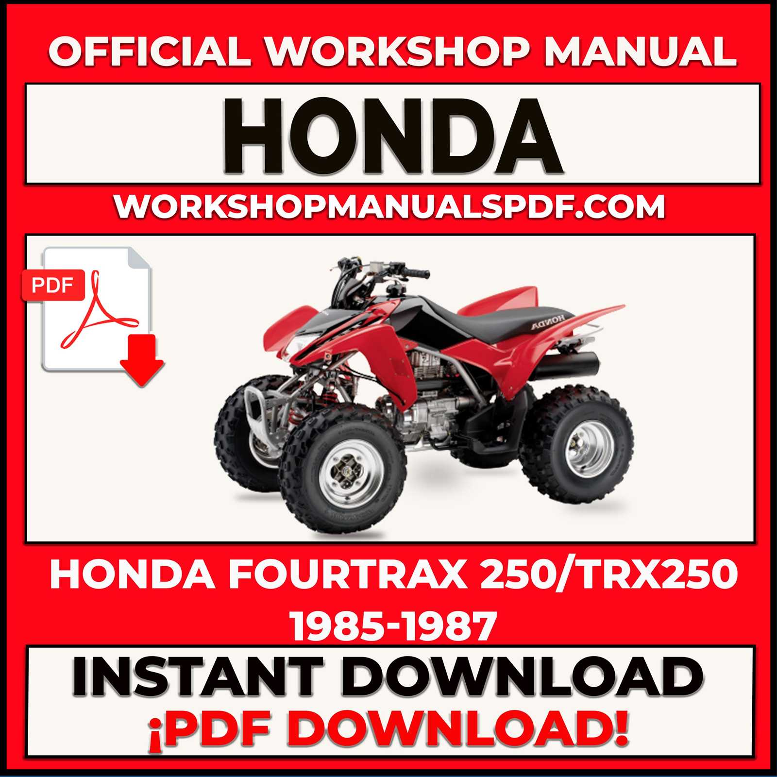 2007 honda trx250ex owners manual