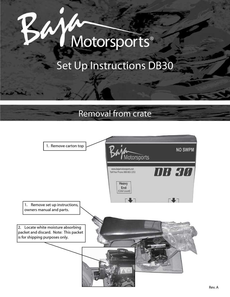 baja mini bike owners manual