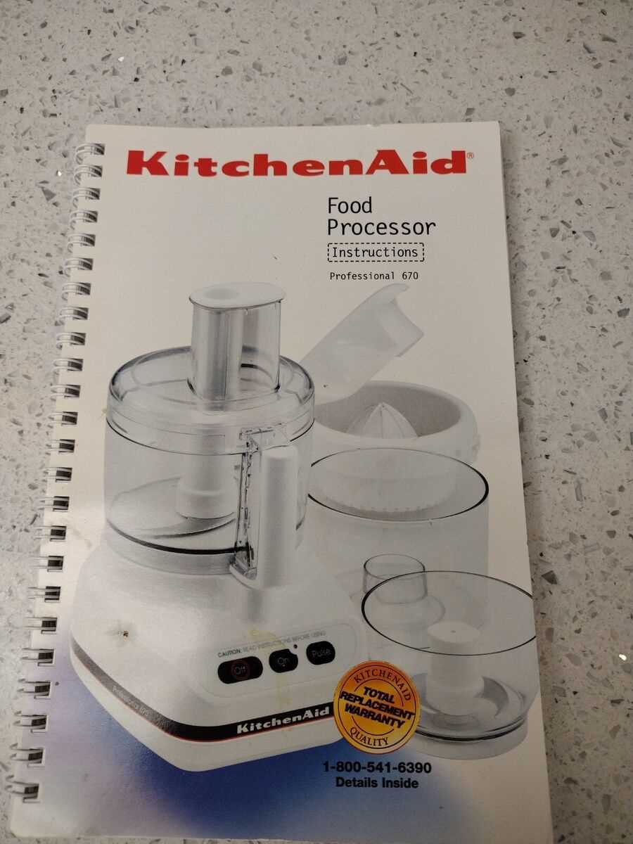 kitchenaid food processor owners manual