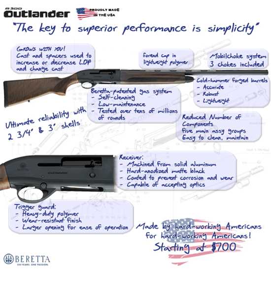 beretta a300 owners manual