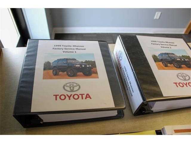 1999 4runner owners manual