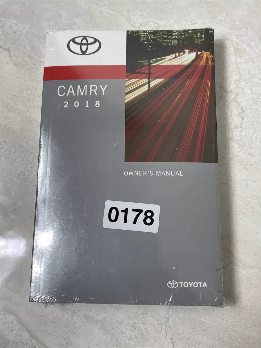 2018 toyota camry owners manual