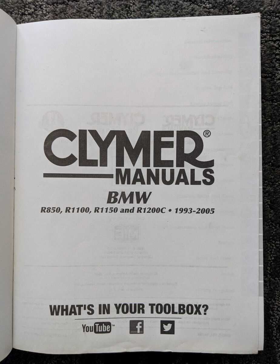 bmw r1200c owners manual