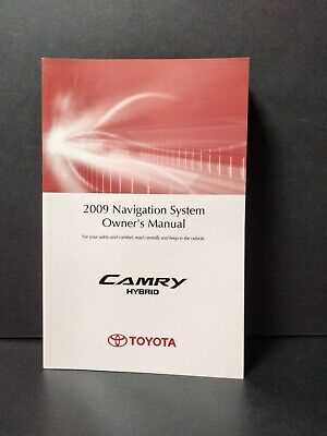 2009 camry hybrid owners manual