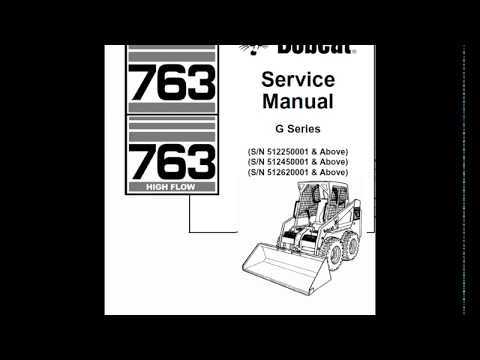 bobcat 763 owners manual