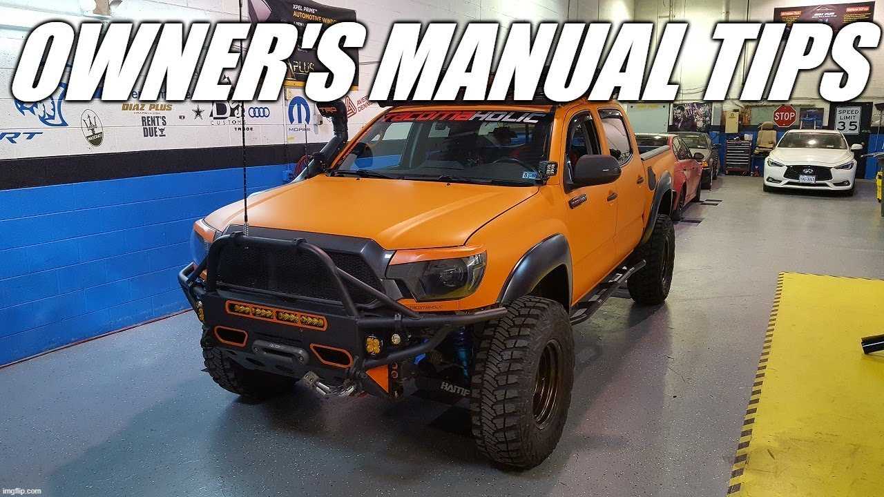 2020 toyota tacoma owners manual