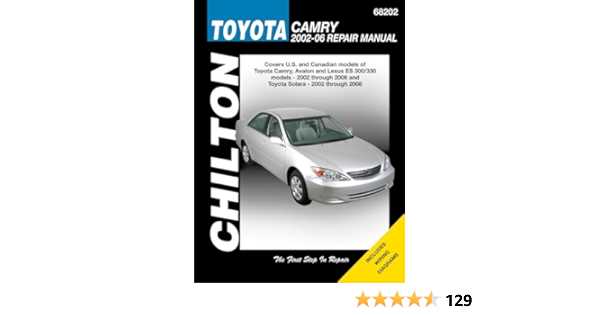 2001 toyota solara owners manual