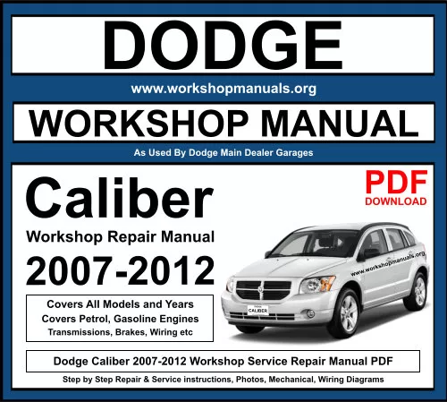 2007 dodge caliber owners manual