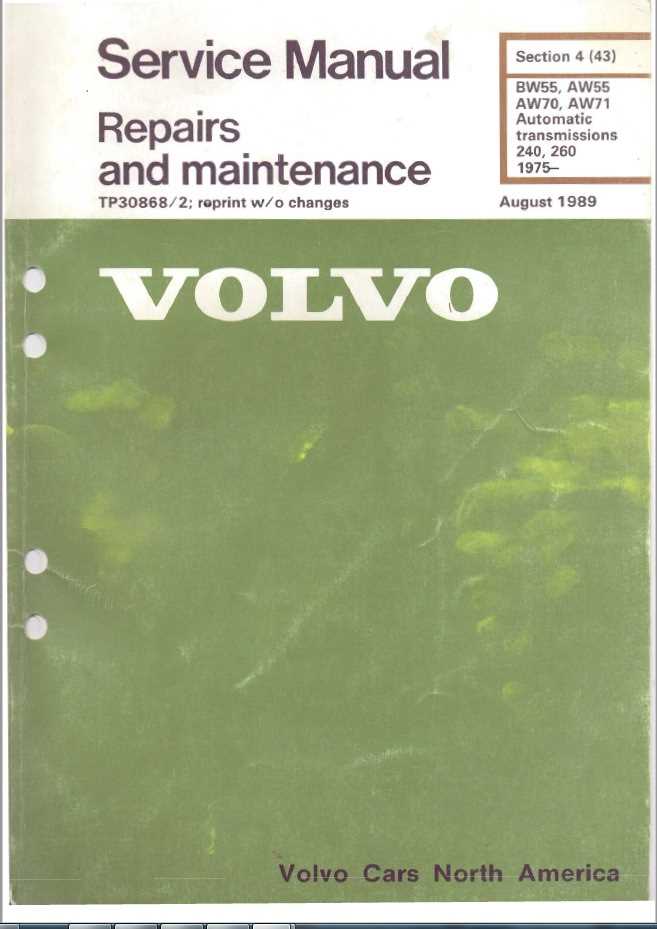 1993 volvo 940 owners manual