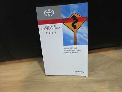 2020 corolla hybrid owners manual