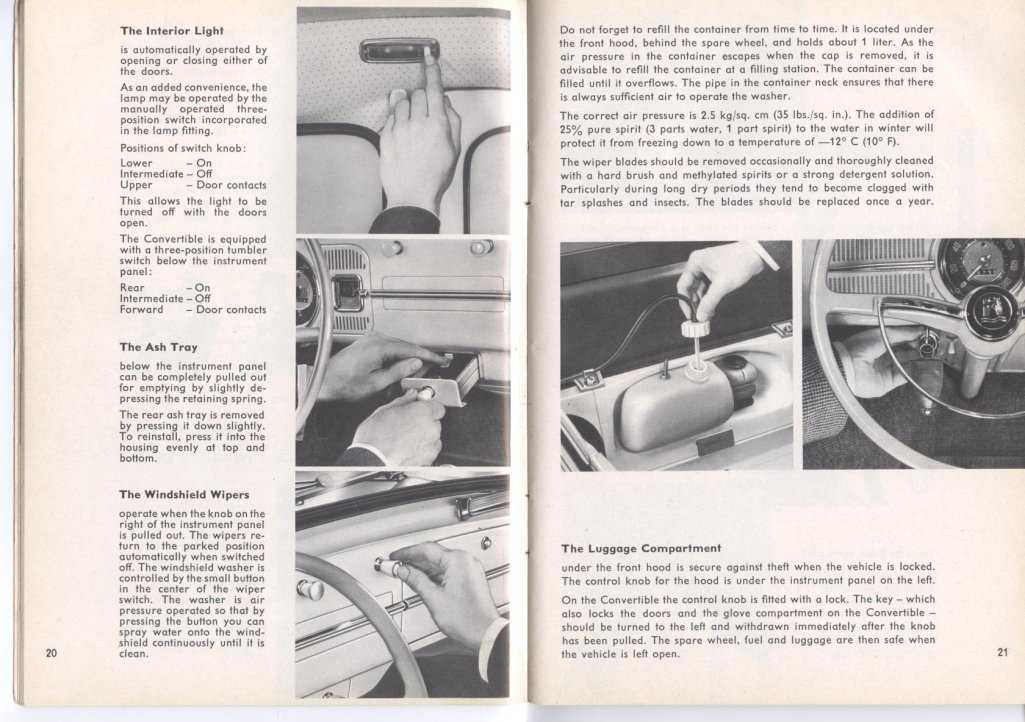 1962 vw beetle owners manual