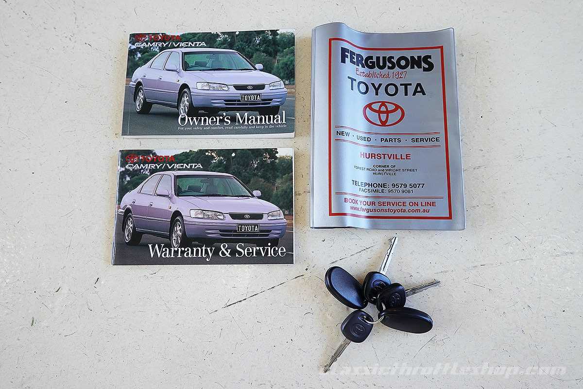 1997 toyota camry owners manual