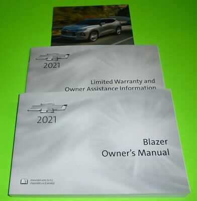 chevrolet blazer owners manual