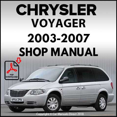 chrysler grand voyager owners manual