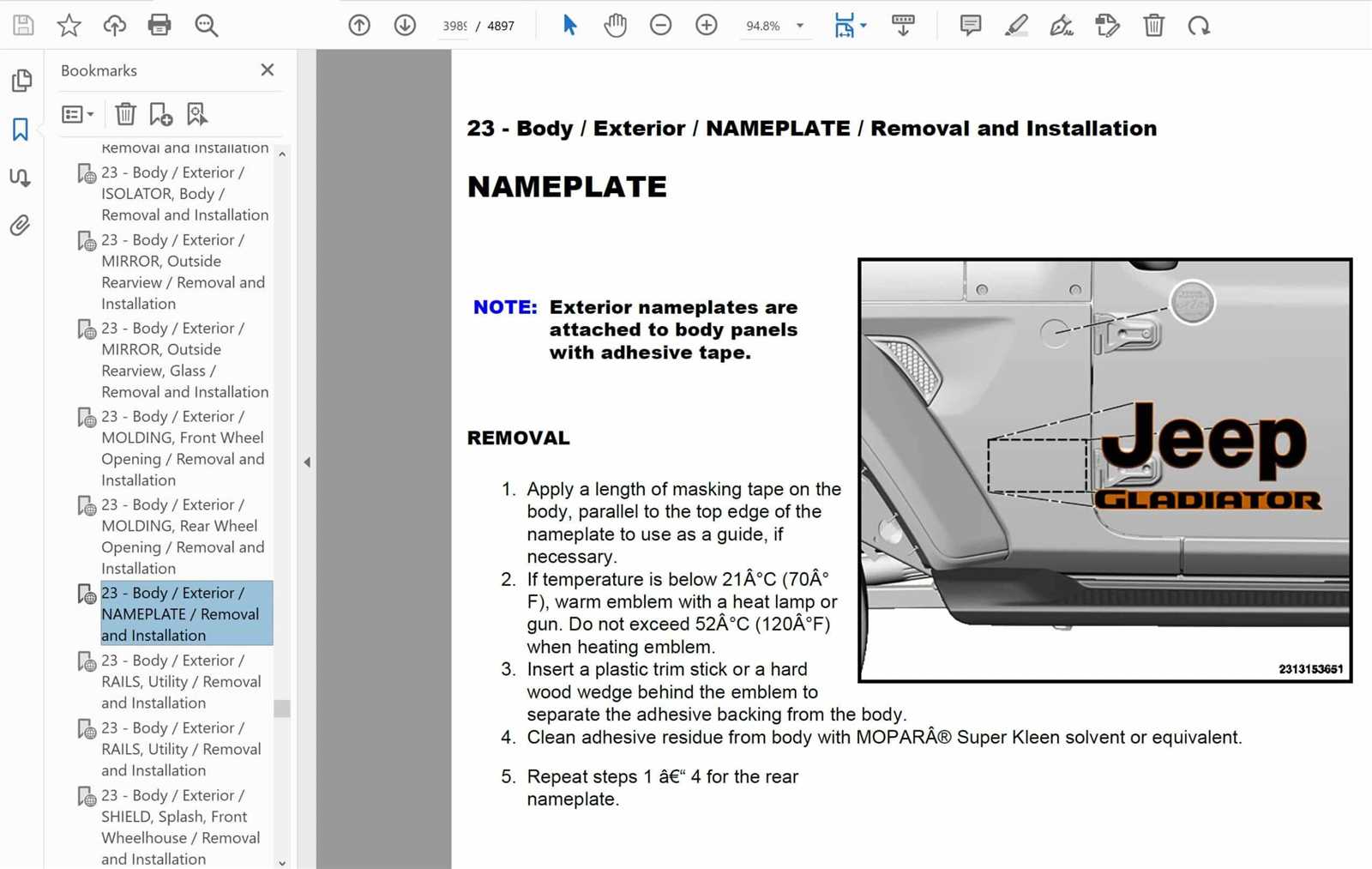 2021 jeep gladiator owners manual