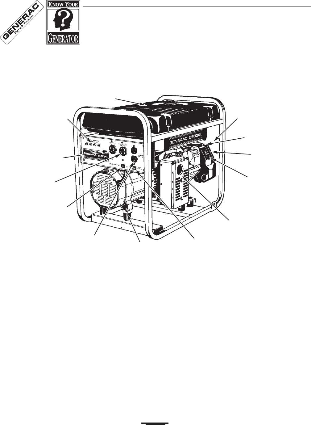 coleman vertex 5500 generator owners manual