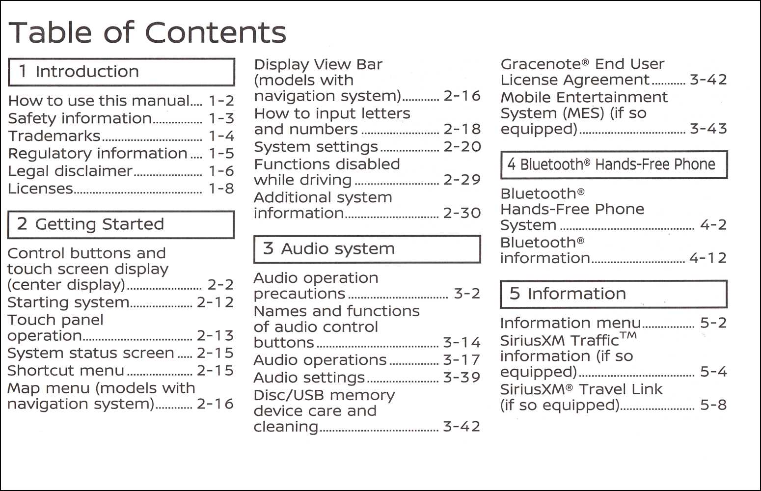 2020 nissan titan owners manual