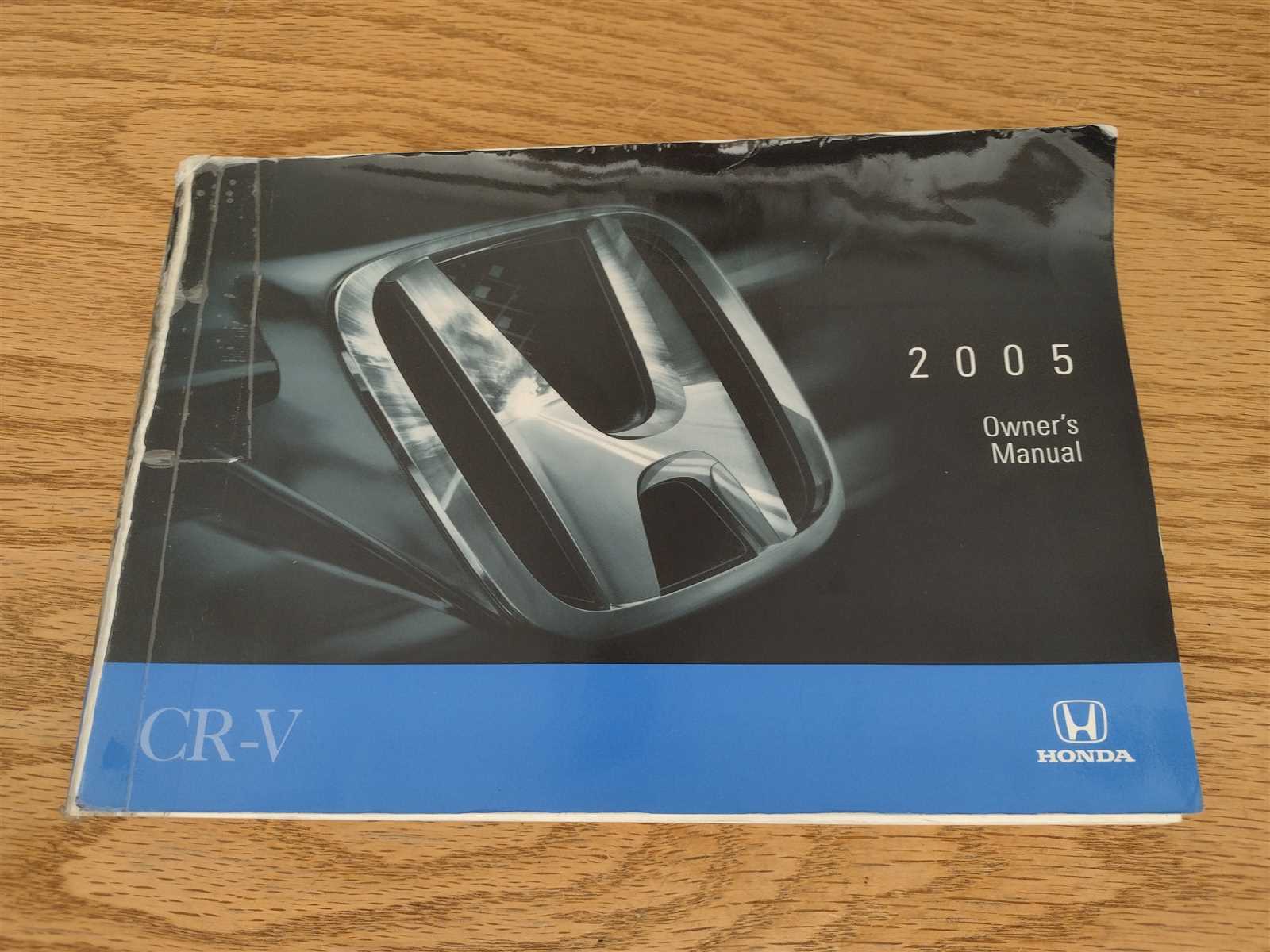 2005 honda cr v owners manual