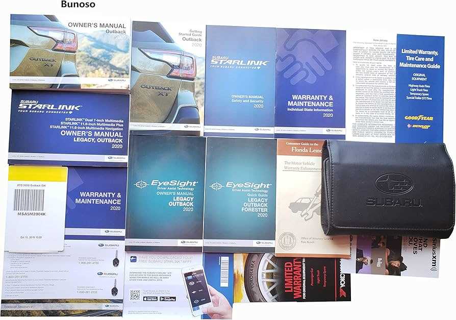 subaru outback 2020 owners manual