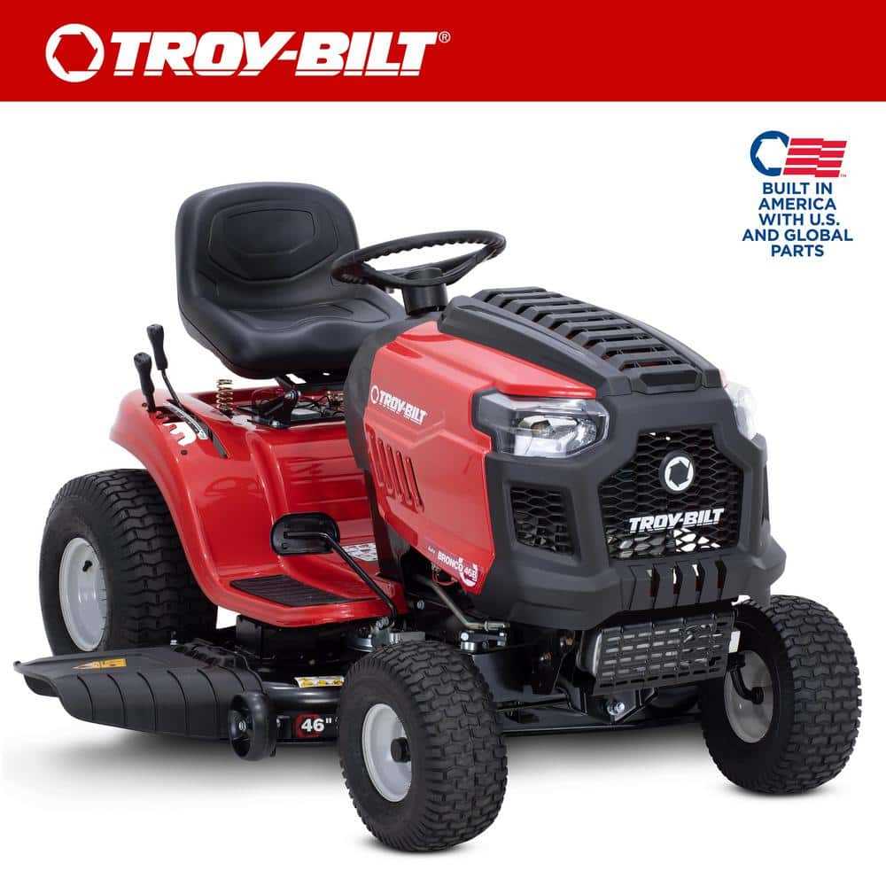 owners manual for troy bilt riding lawn mower